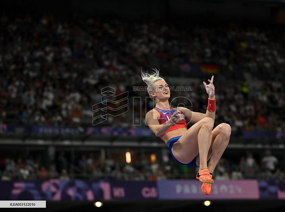 (PARIS2024) FRANCE-PARIS-OLY-ATHLETICS-POLE VAULT-WOMEN