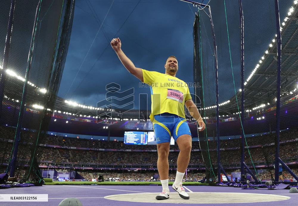 (PARIS2024) FRANCE-PARIS-OLY-ATHLETICS-DISCUS THROW-MEN