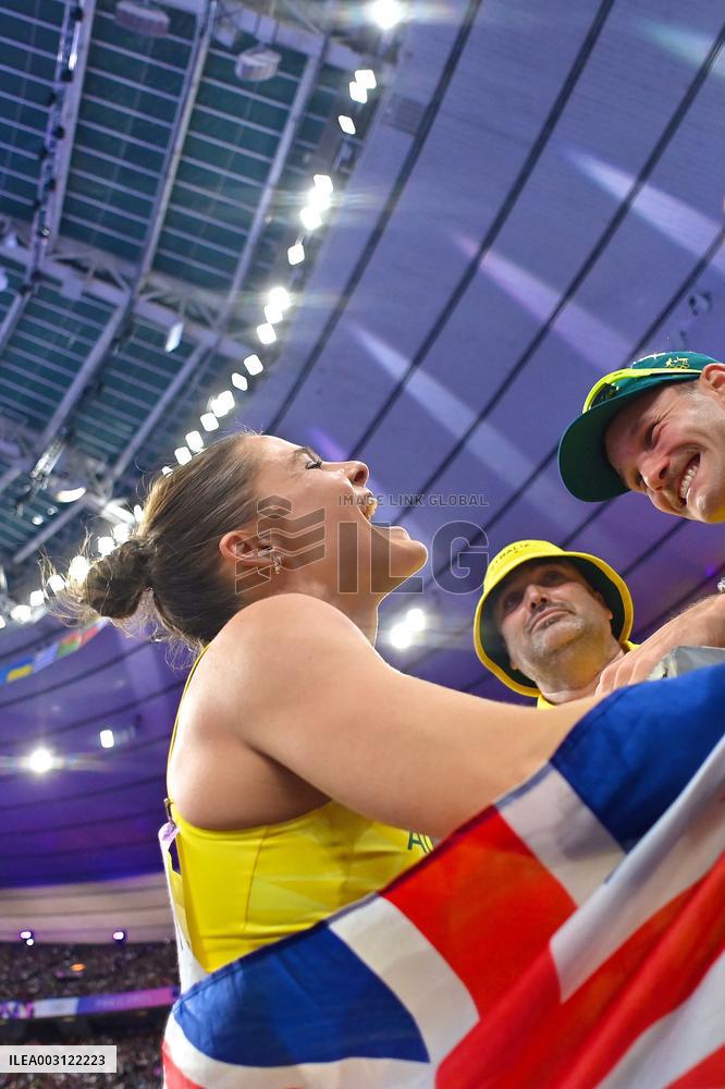 Paris 2024 - Pole Vault - Nina Kennedy Wins Gold