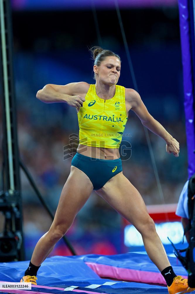 Paris 2024 - Pole Vault - Nina Kennedy Wins Gold