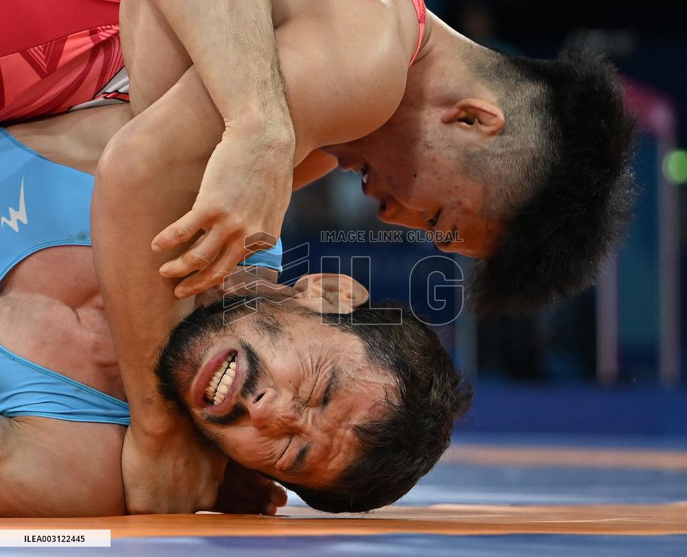 (PARIS2024) FRANCE-PARIS-OLY-WRESTLING
