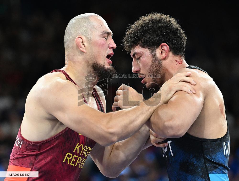 Paris 2024 - Iran’s Mohammadhadi Saravi Takes Gold In Men's Greco-Roman 97kg