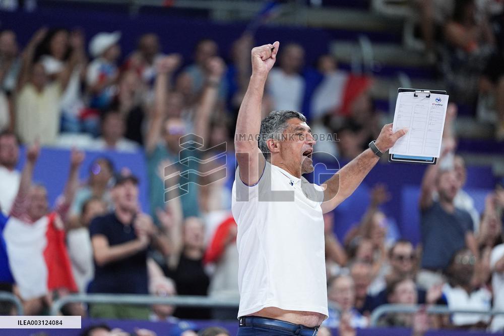 Paris 2024 - France Defeat Italy In Their Men's Volleyball Semifinal