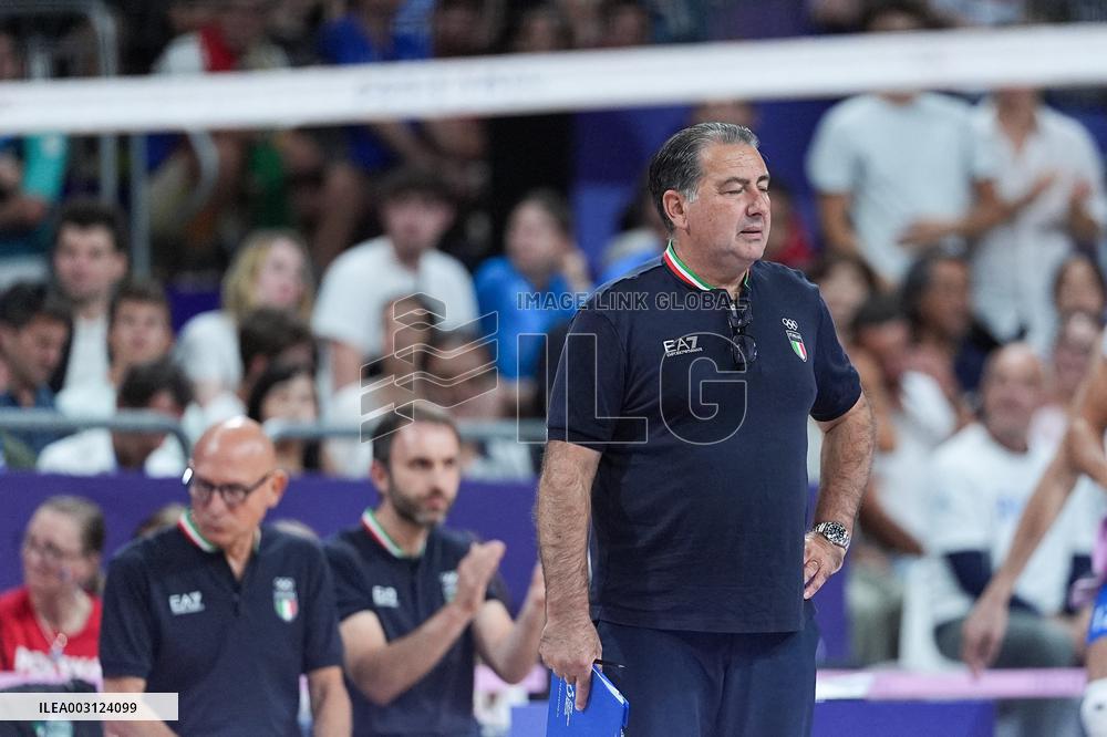 Paris 2024 - France Defeat Italy In Their Men's Volleyball Semifinal