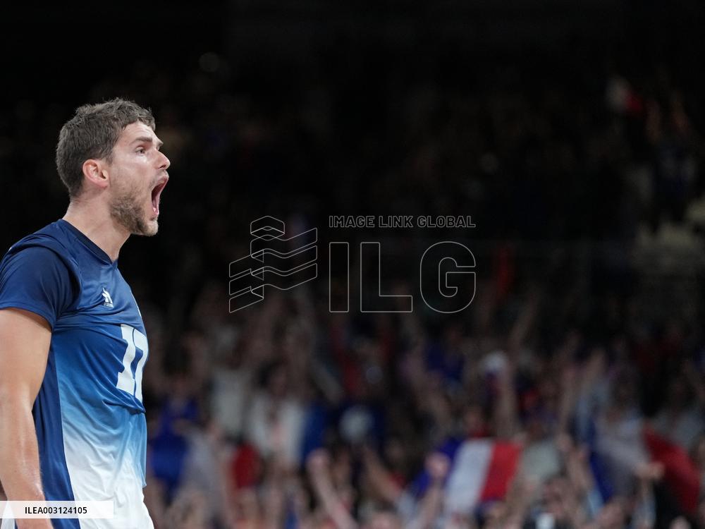 Paris 2024 - France Defeat Italy In Their Men's Volleyball Semifinal