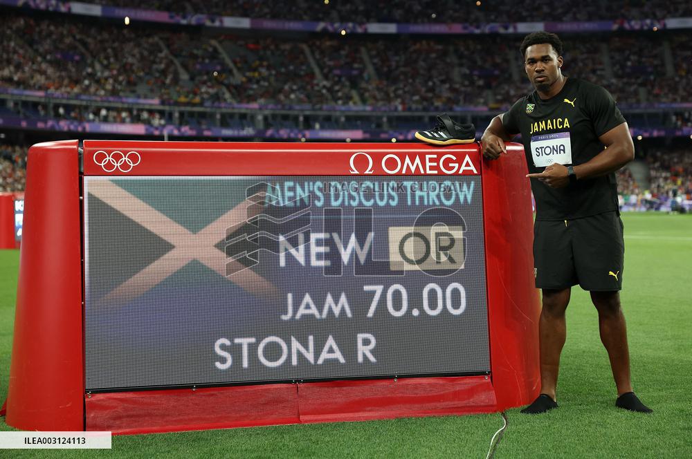Paris 2024 - Jamaica’s Roje Stona Takes Gold In Men's Discus Throw