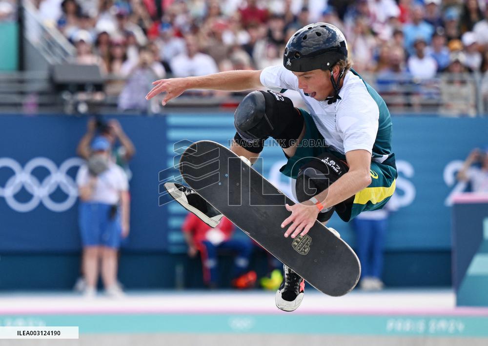 Paris 2024 - Australia’s Keegan Palmer Takes Gold In The Men's Park Of Skateboarding