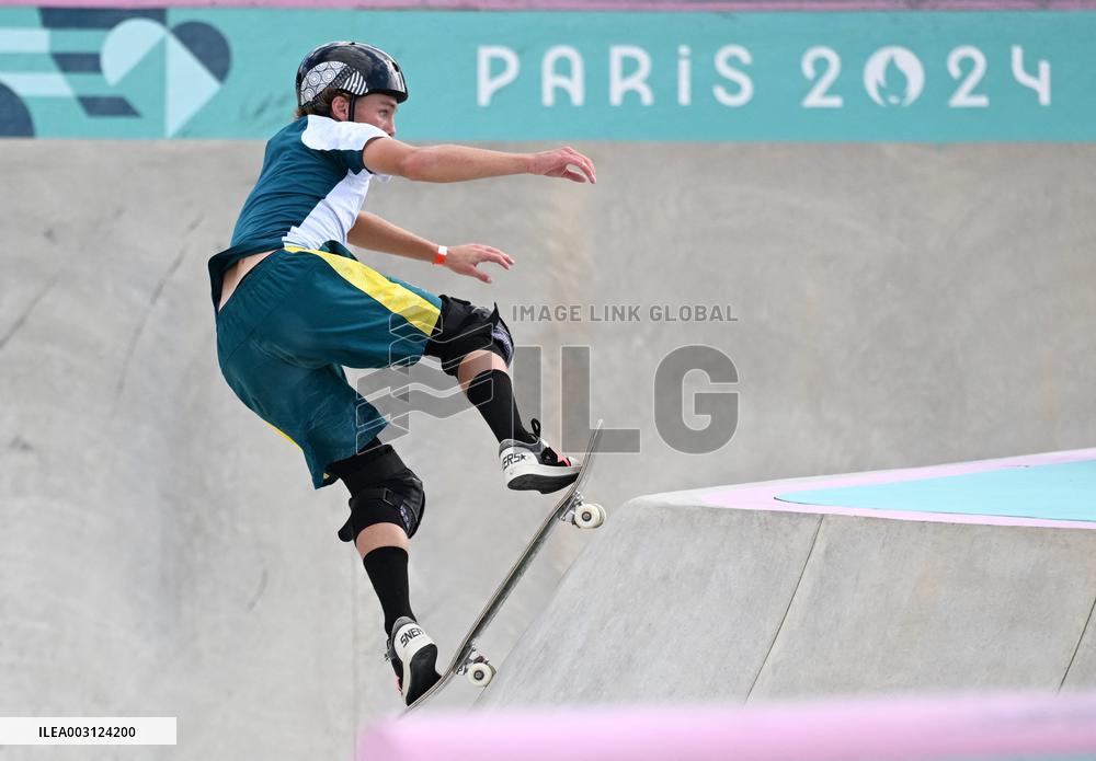 Paris 2024 - Australia’s Keegan Palmer Takes Gold In The Men's Park Of Skateboarding