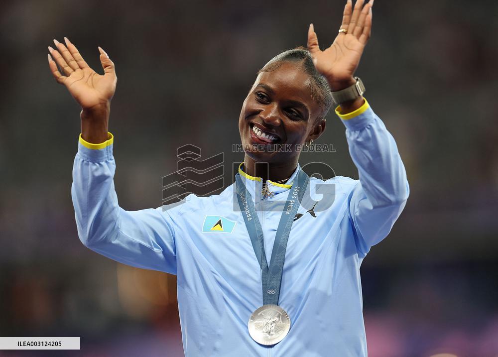Paris 2024 - Women’s 200m Medal Ceremony