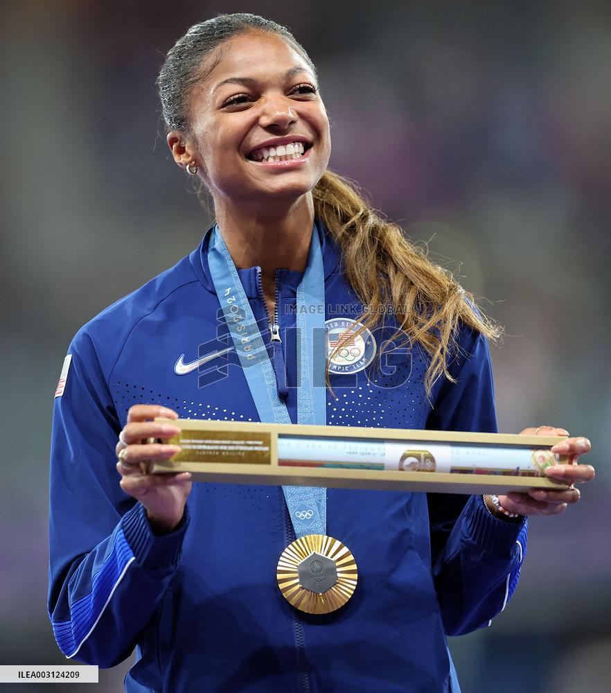 Paris 2024 - Women’s 200m Medal Ceremony