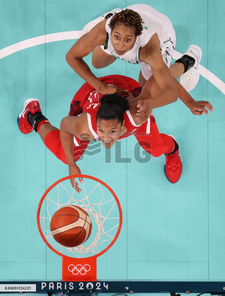 Paris 2024 - USA Defeat Nigeria In Their Women's Basketball Quarterfinal
