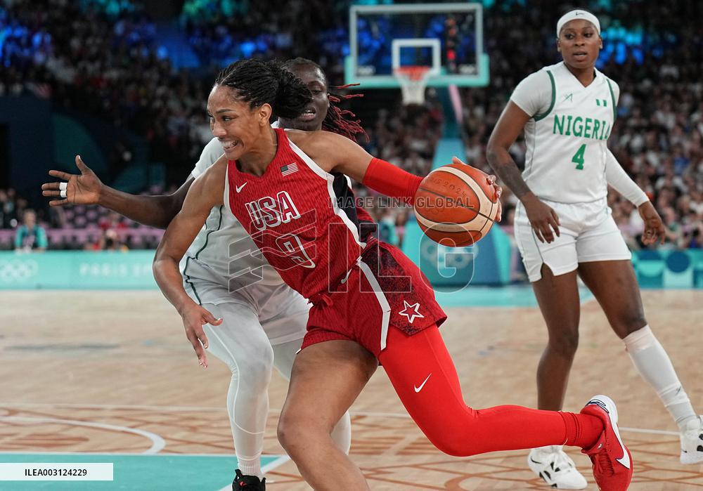 Paris 2024 - USA Defeat Nigeria In Their Women's Basketball Quarterfinal