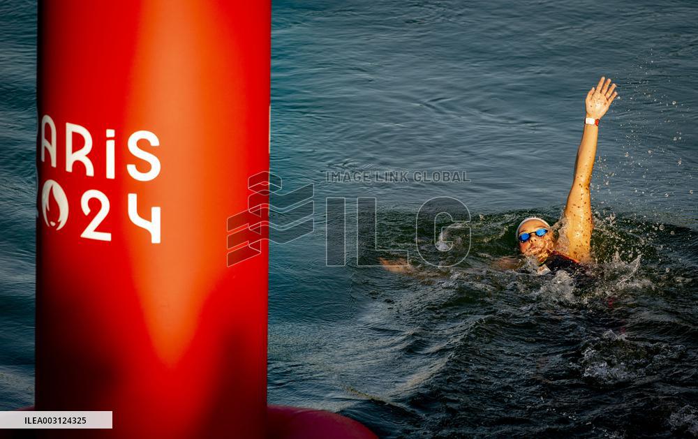 Paris 2024 - Women's 10km Marathon Swim - Sharon van Rouwendaal Wins Gold
