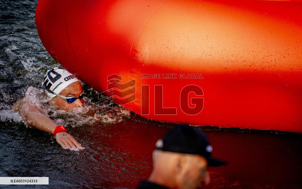 Paris 2024 - Women's 10km Marathon Swim - Sharon van Rouwendaal Wins Gold