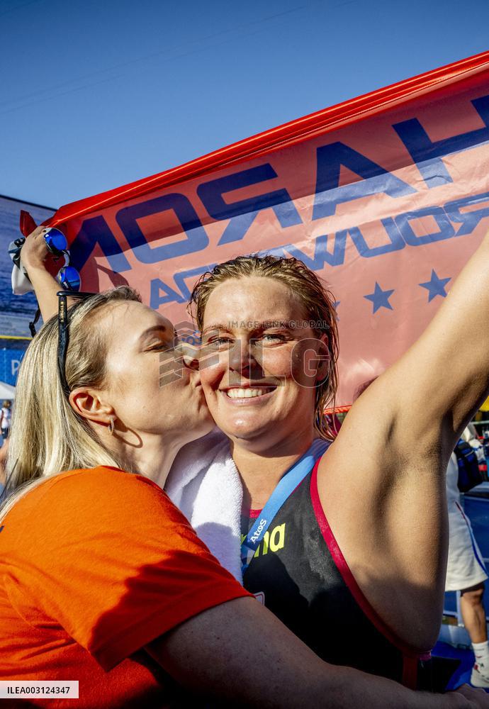 Paris 2024 - Women's 10km Marathon Swim - Sharon van Rouwendaal Wins Gold