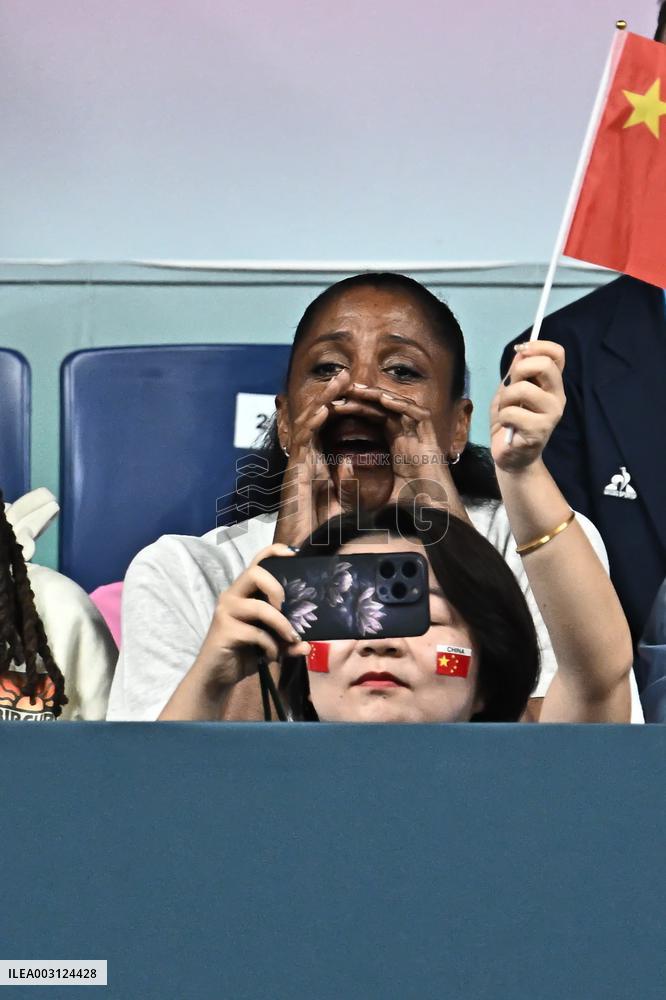 Paris 2024 - Table Tennis - Marie-Jose Perec In The Stands