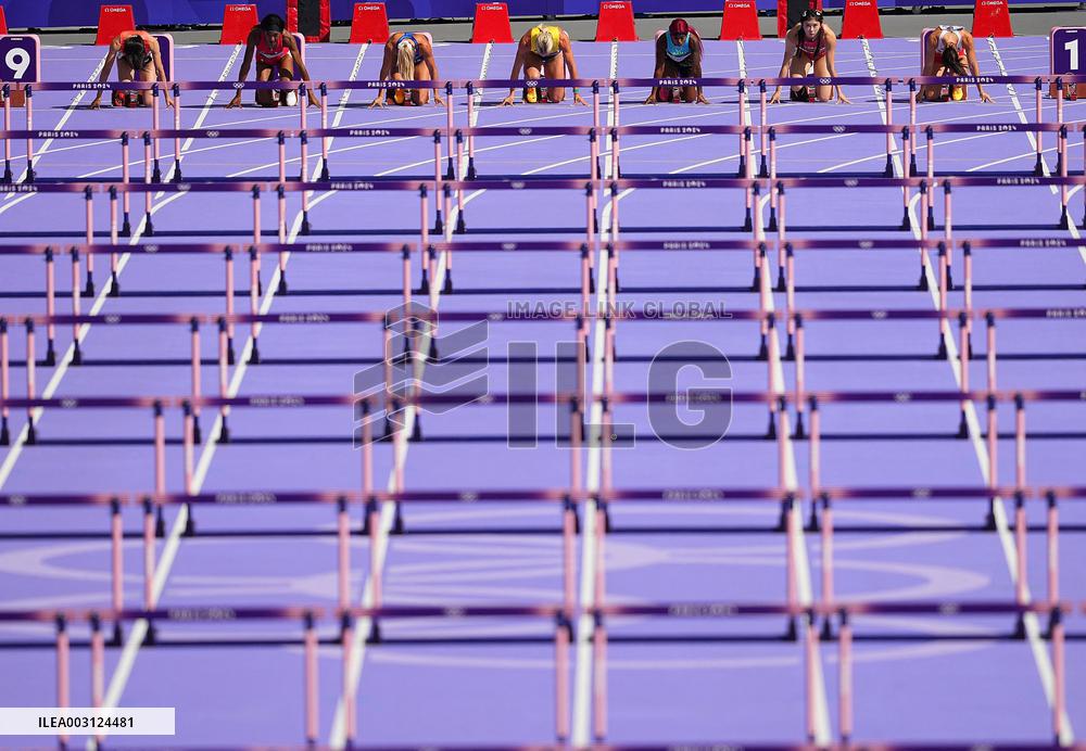 (PARIS2024) FRANCE-PARIS-OLY-ATHLETICS-100M HURDLES-WOMEN