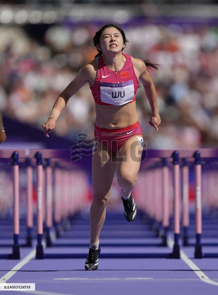 (PARIS2024) FRANCE-PARIS-OLY-ATHLETICS-100M HURDLES-WOMEN