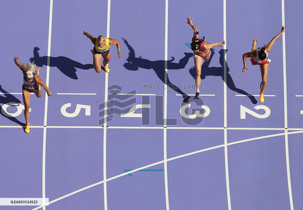 (PARIS2024) FRANCE-PARIS-OLY-ATHLETICS-100M HURDLES-WOMEN