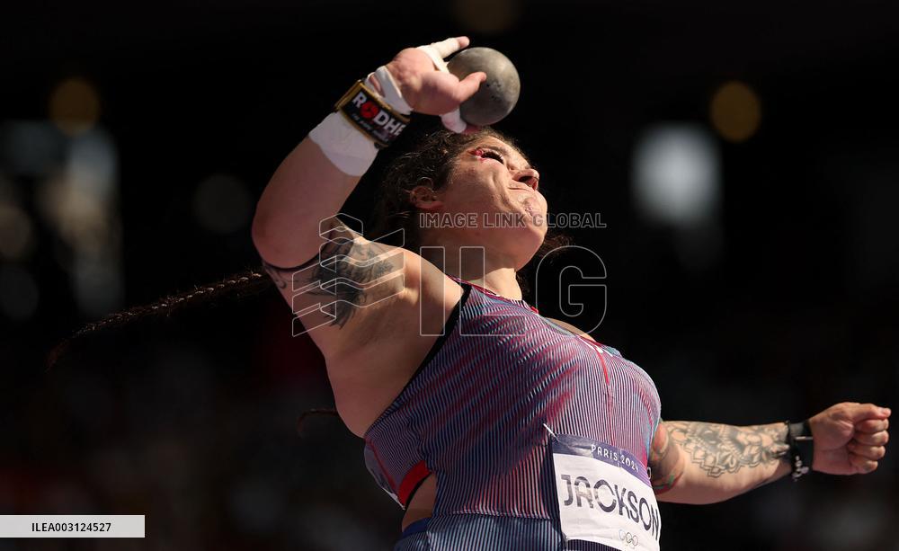 (PARIS2024) FRANCE-PARIS-OLY-ATHLETICS-SHOT PUT-WOMEN