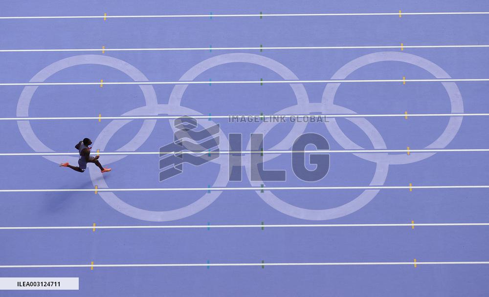 (PARIS2024) FRANCE-PARIS-OLY-ATHLETICS-4X100M RELAY-MEN
