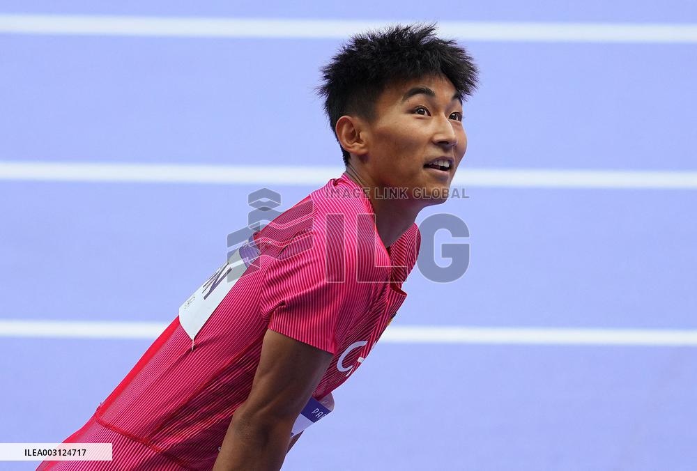 (PARIS2024) FRANCE-PARIS-OLY-ATHLETICS-4X100M RELAY-MEN