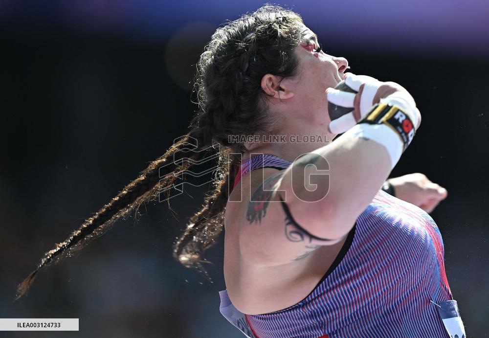 (PARIS2024) FRANCE-PARIS-OLY-ATHLETICS-SHOT PUT-WOMEN