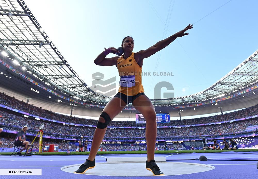 (PARIS2024) FRANCE-PARIS-OLY-ATHLETICS-SHOT PUT-WOMEN