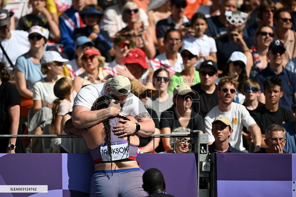 (PARIS2024) FRANCE-PARIS-OLY-ATHLETICS-SHOT PUT-WOMEN