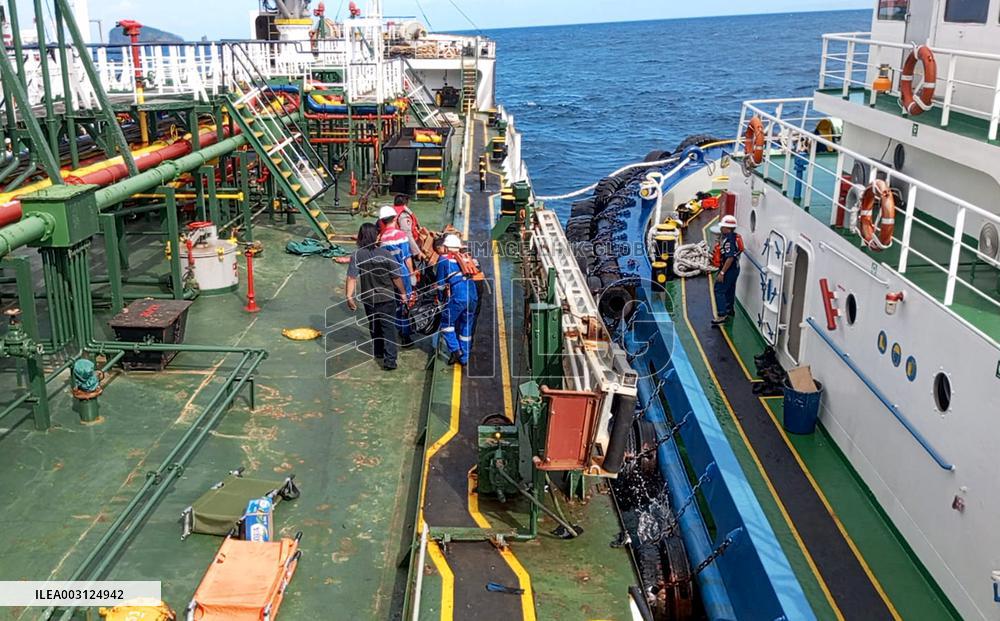 INDONESIA-BALI-TANKER SHIP-FIRE-AFTERMATH