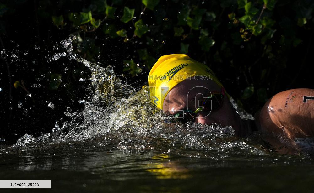 (PARIS2024)FRANCE-PARIS-OLY-MARATHON SWIMMING