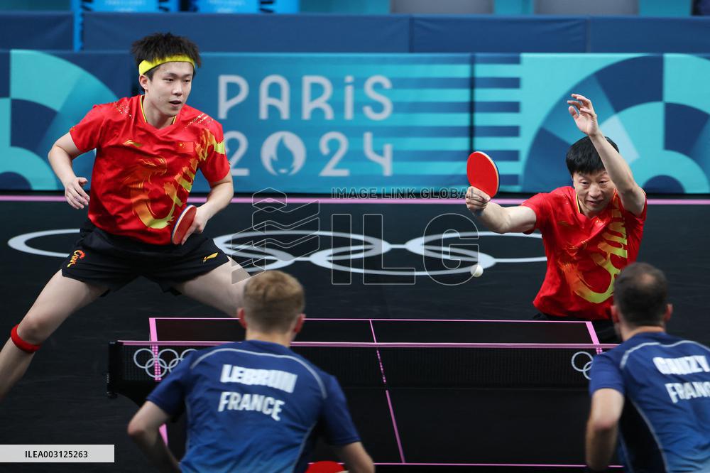 (PARIS2024)FRANCE-PARIS-OLY-TABLE TENNIS