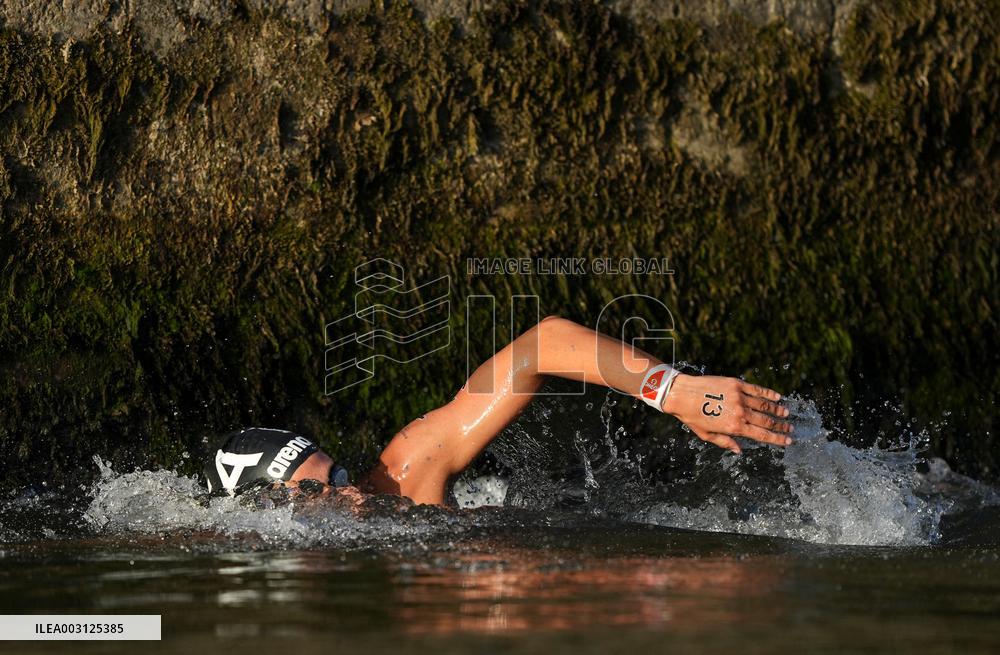 (PARIS2024)FRANCE-PARIS-OLY-MARATHON SWIMMING
