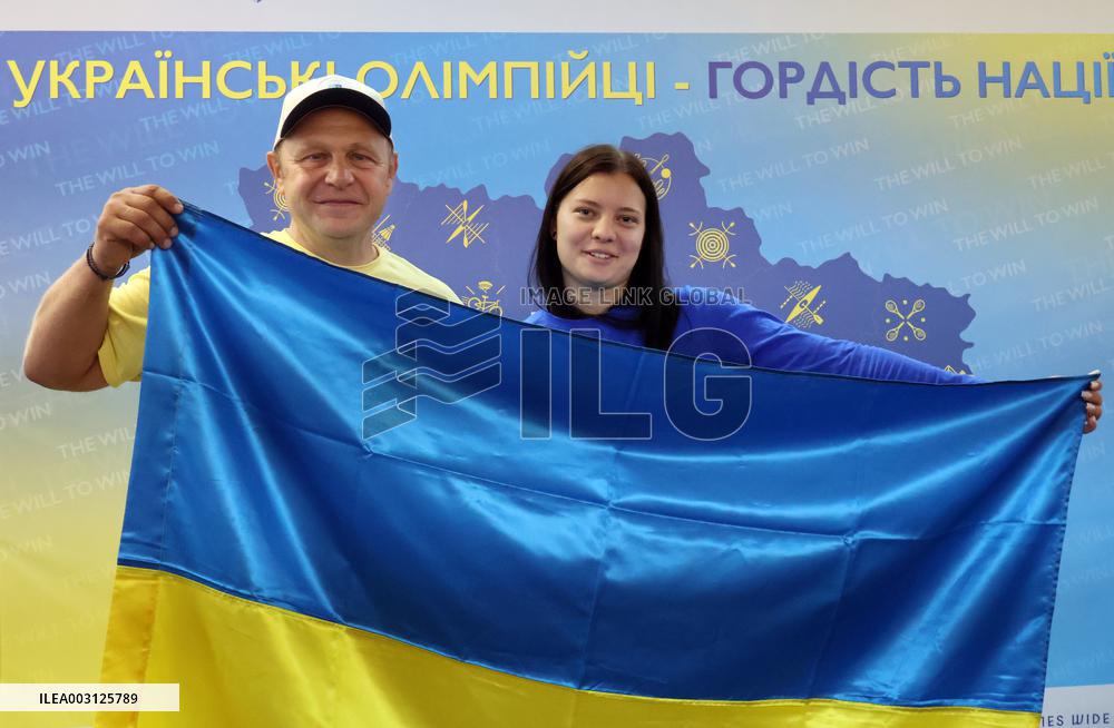 Ukrainian diver Sofiia Lyskun returns from Paris 2024 Olympics