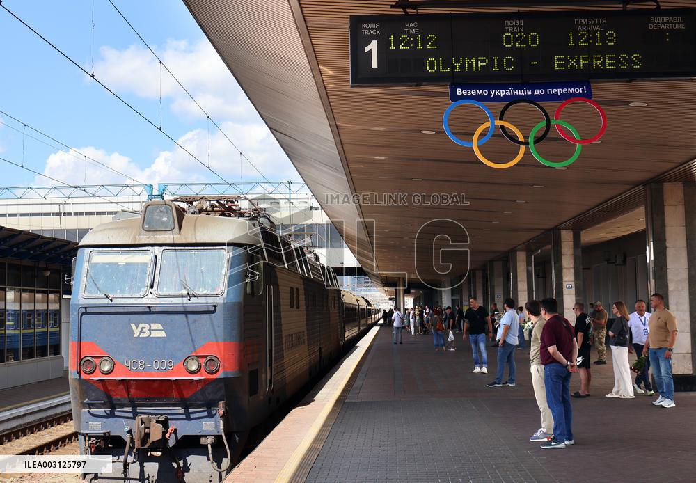 Ukrainian diver Sofiia Lyskun returns from Paris 2024 Olympics