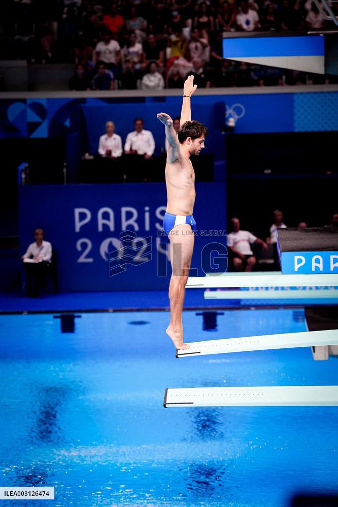 Paris 2024 - Diving 3m Springboard Final - Jules Bouyer