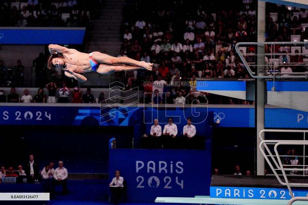 Paris 2024 - Diving 3m Springboard Final - Jules Bouyer
