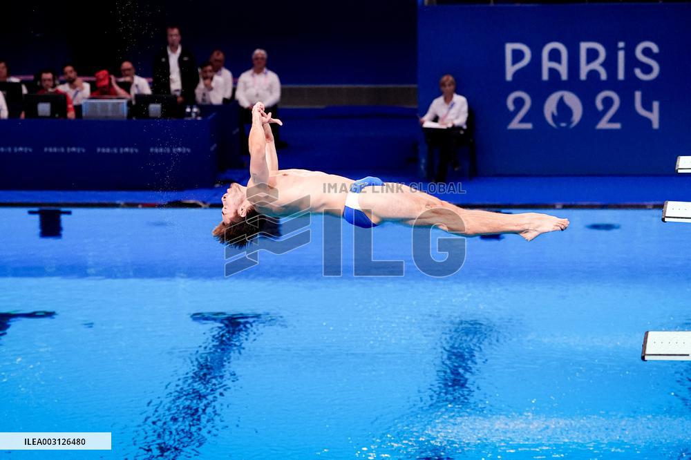 Paris 2024 - Diving 3m Springboard Final - Jules Bouyer