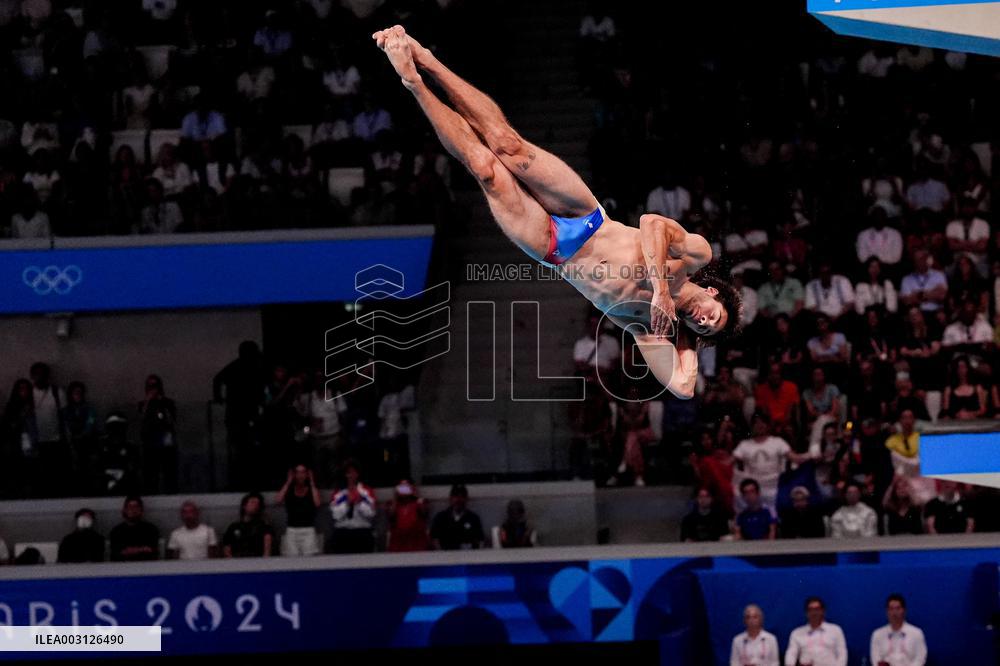 Paris 2024 - Diving 3m Springboard Final - Jules Bouyer