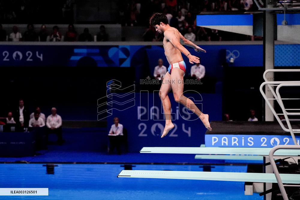 Paris 2024 - Diving 3m Springboard Final - Jules Bouyer