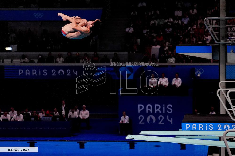 Paris 2024 - Diving 3m Springboard Final - Jules Bouyer