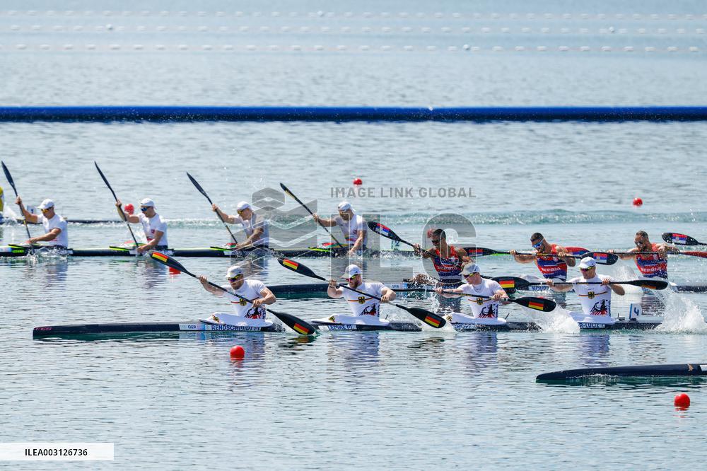 (PARIS2024) FRANCE-VAIRES-SUR-MARNE-OLY-CANOE SPRINT