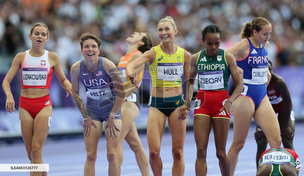 (PARIS2024) FRANCE-PARIS-OLY-ATHLETICS-1500M-WOMEN