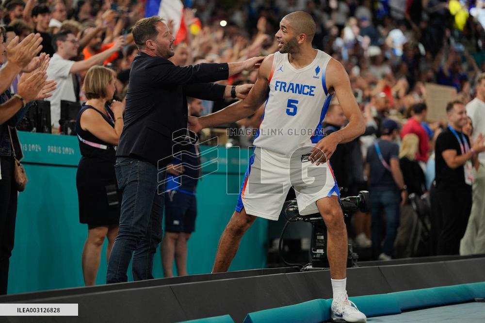 Paris 2024 - Men's Basketball - France Qualifies For Final
