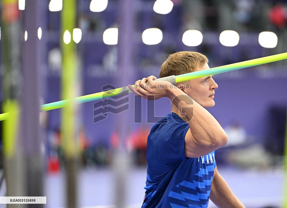 (PARIS2024) FRANCE-PARIS-OLY-ATHLETICS-JAVELIN THROW-MEN