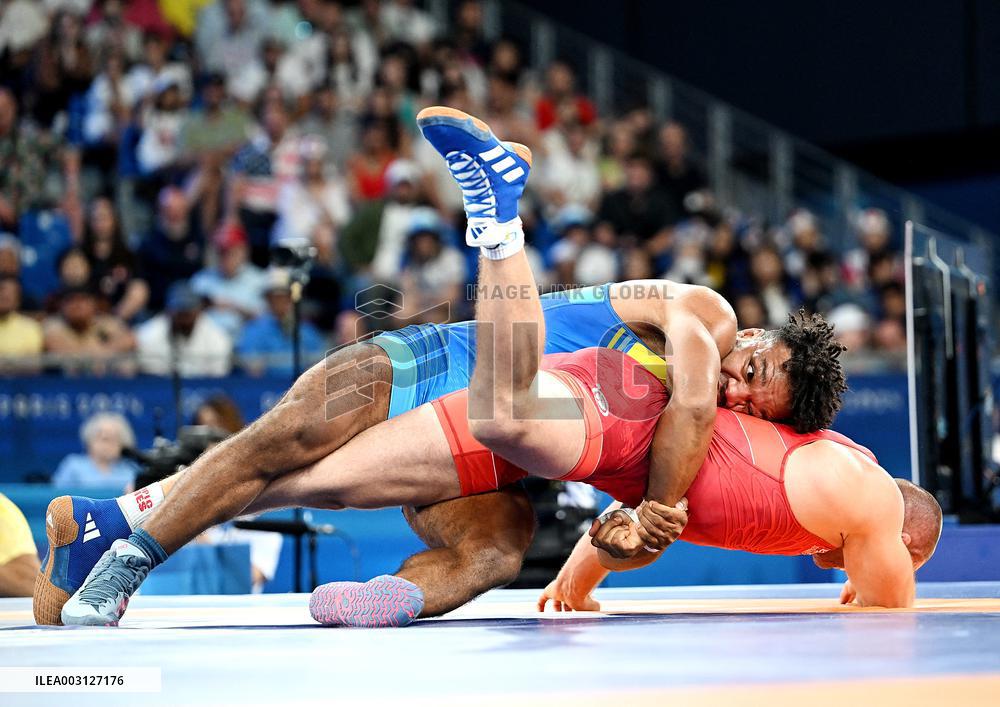 (PARIS2024) FRANCE-PARIS-OLY-WRESTLING
