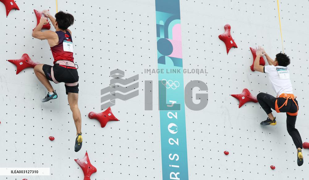 (PARIS2024)FRANCE-LE BOURGET-OLY-SPORT CLIMBING