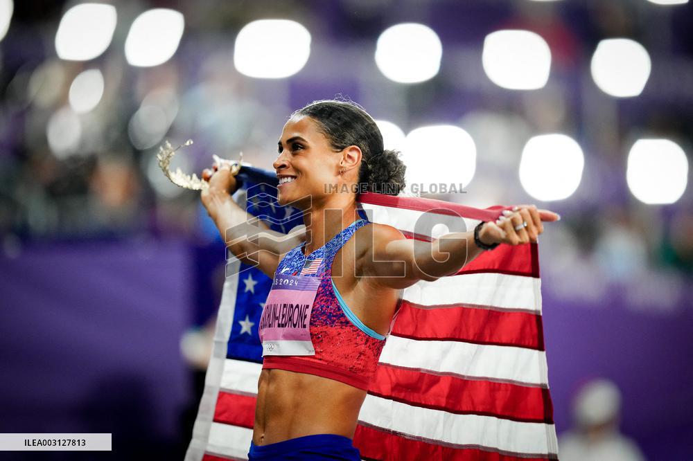 Paris 2024 - 400m Hurdles - Sydney McLaughlin-Levrone Wins Gold