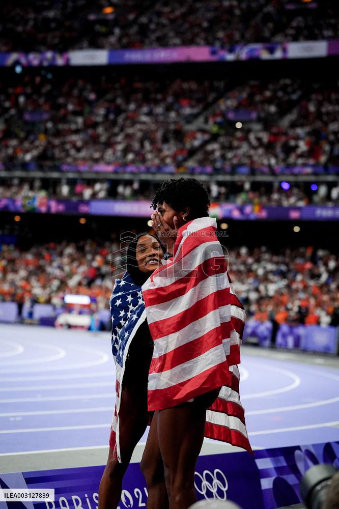 Paris 2024 - 400m Hurdles - Sydney McLaughlin-Levrone Wins Gold