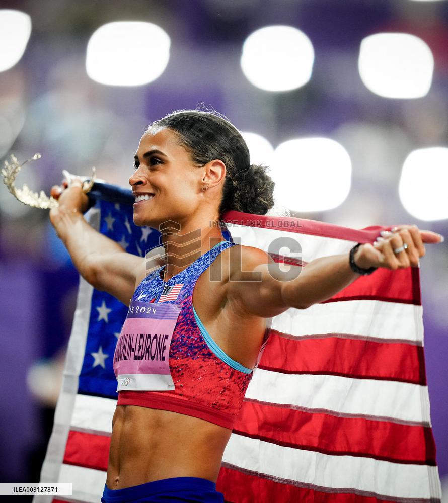 Paris 2024 - 400m Hurdles - Sydney McLaughlin-Levrone Wins Gold